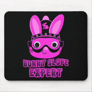 Tapis De Souris Fille Ski De Neige Snowboard Débutant Bunny Slope