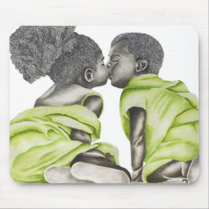 Tapis De Souris Fille verte 1 de garçon