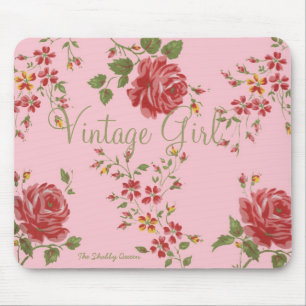 Tapis De Souris Fille vintage Mousepad