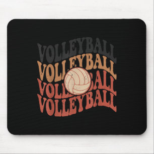 Tapis De Souris Fille Volleyball T Chemise Ado Femmes Maman mignon