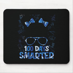 Tapis De Souris Filles 100 Jours Smarter Messy Bun Cheveux 100e Jo