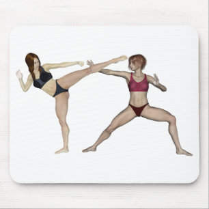 Tapis De Souris Filles des arts martiaux