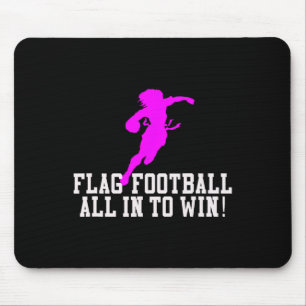Tapis De Souris Filles Drapeau Football Pour Enfants Jeunes Ou Fem
