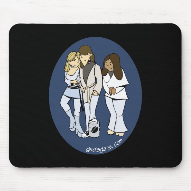 Tapis De Souris Filles Mousepad de kimono (Devant)