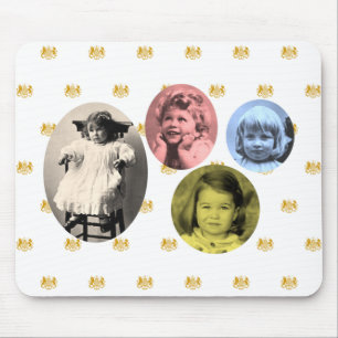 Tapis De Souris Filles royales britanniques avec armoiries