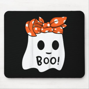 Tapis De Souris Filles Tout-Petits Happy Halloween Fantôme Avec Ba