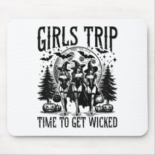Tapis De Souris Filles Voyage Salem Temps Pour Obtenir Les Gouls D