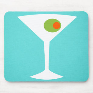 Tapis De Souris Film classique Martini Mousepad (turquoise)