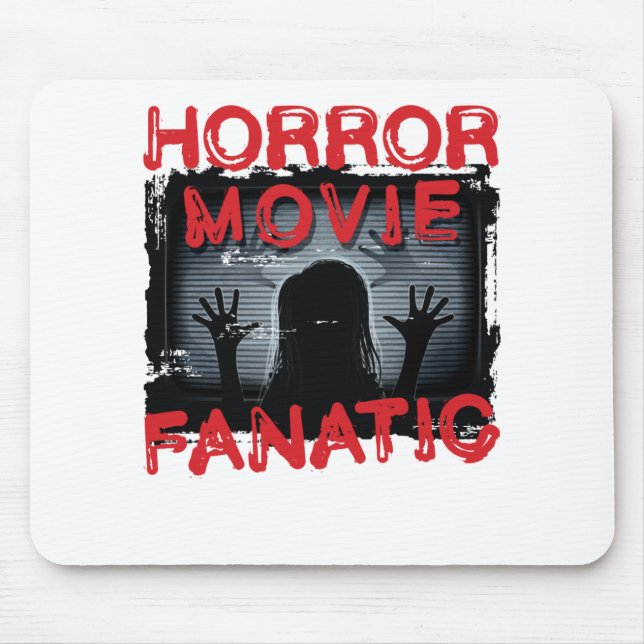 Tapis De Souris Film d'horreur Fanatique Scary Films (Devant)