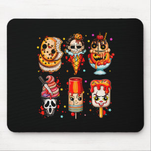 Tapis De Souris Film d'horreur Popsicle d'été Halloween glace crèm