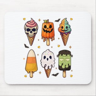 Tapis De Souris Film d'horreur Popsicle d'été Halloween glace crèm
