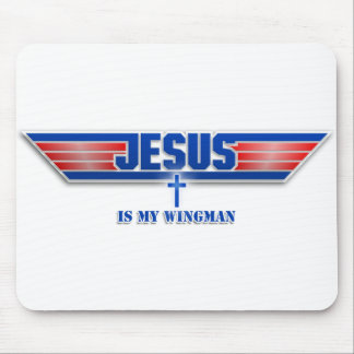 Tapis De Souris Film Mousepad de Wingman de Jésus-Christ de logo
