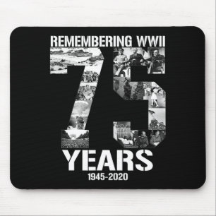 Tapis De Souris Fin de la 2ème guerre mondiale 75e anniversaire 19