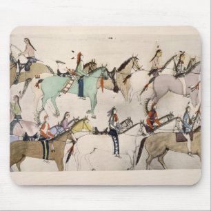 Tapis De Souris Fin de la bataille (encre sur le papier)