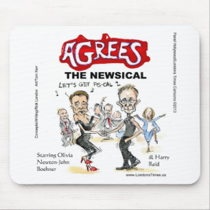 Tapis De Souris Fin De La Falaise Financière Drôle Cartes Cadeaux