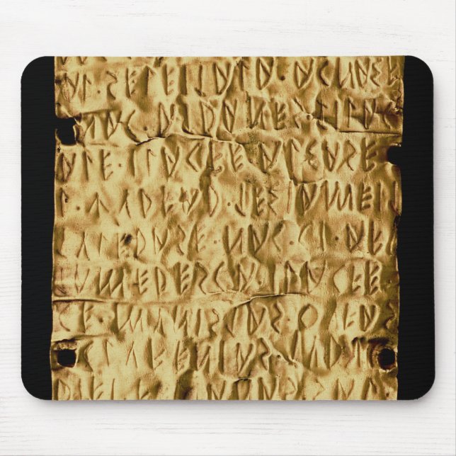 Tapis De Souris Fine couche d'or avec l'inscription "prolongée" (Devant)