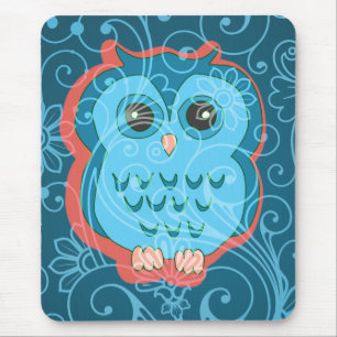 Tapis De Souris Fine mignon Cool Girl Retro Floral Mode