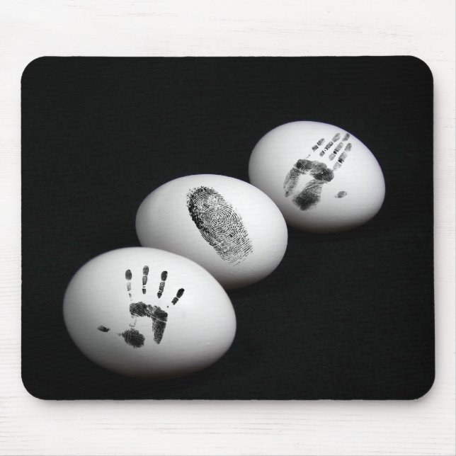 Tapis De Souris Fingerprints on White Eggs (Devant)