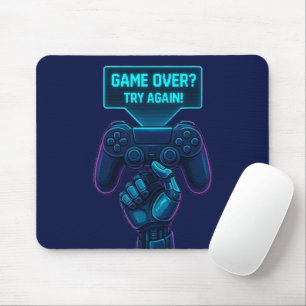 Tapis De Souris Fini ? Essayez à nouveau! - Gamer futuriste Cool