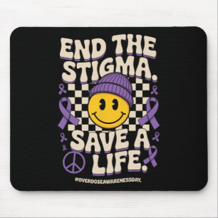 Tapis De Souris Finir La Stigmatisation Sauver Une Vie Groovy Jour