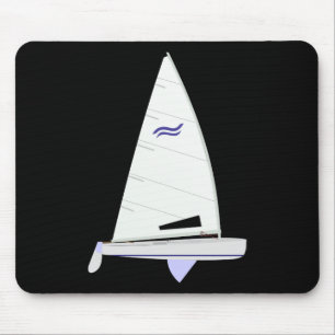 Tapis De Souris Finn emballant la classe olympique d'onedesign de