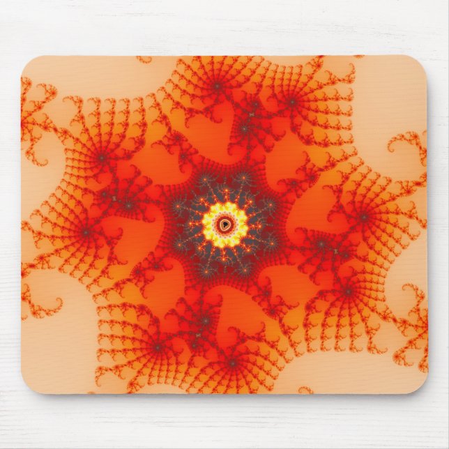 Tapis De Souris Fire Web - Fractal Art (Devant)
