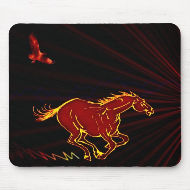 Tapis De Souris Firehorse Mousepad (Devant)
