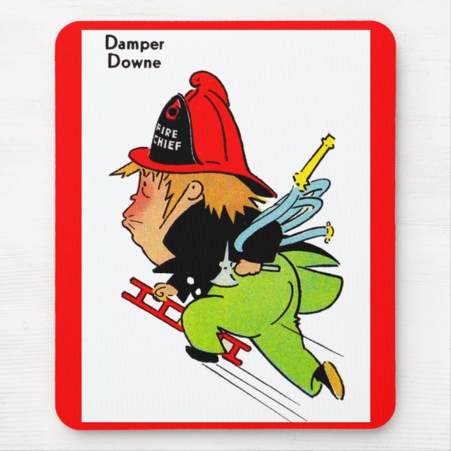 Tapis De Souris fireman Damper Downe (Devant)