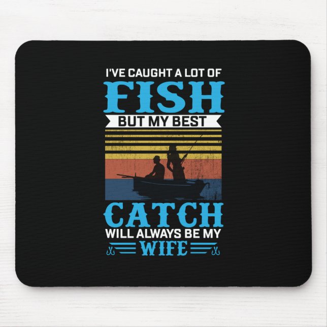 Tapis De Souris Fisher Est Beaucoup De Poisson (Devant)