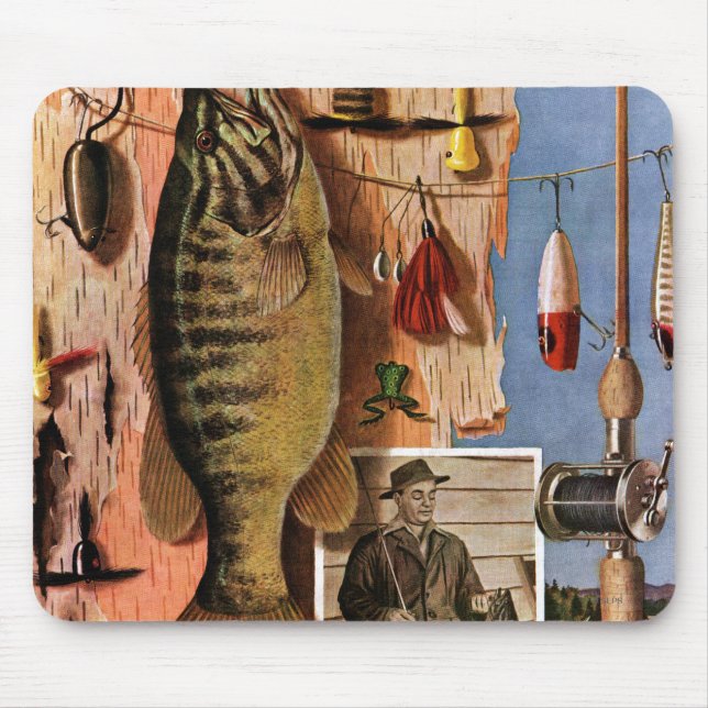 Tapis De Souris Fishing Still Life par John Atherton (Devant)