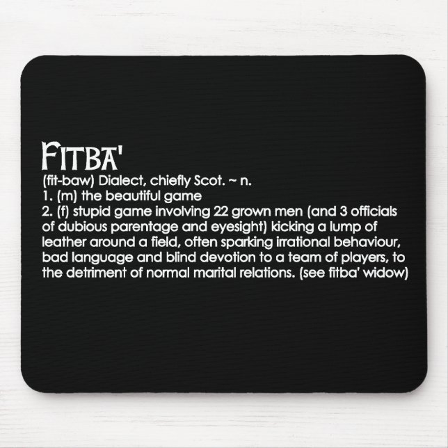 Tapis De Souris Fitba (Devant)