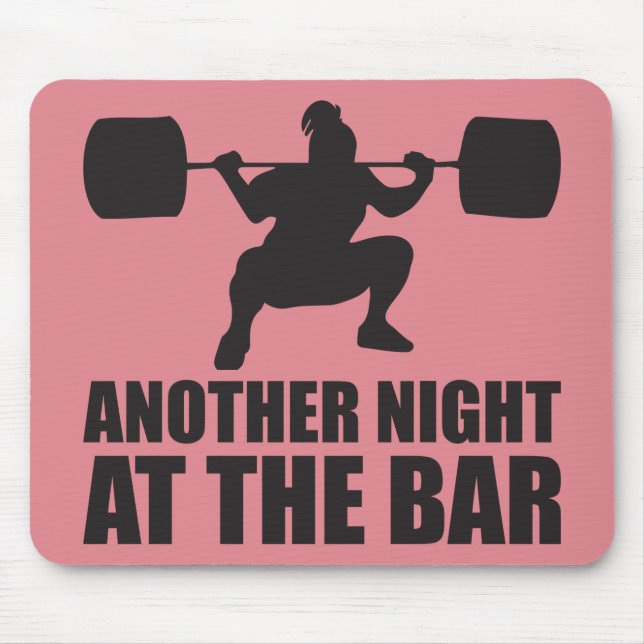 Tapis De Souris Fitness Girl Workout Gym (Devant)