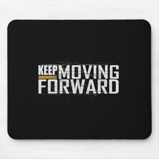 Tapis De Souris Fitness Gym Continuez à avancer (L'art devant et (Devant)