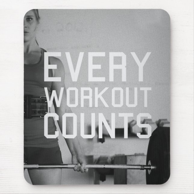 Tapis De Souris Fitness Motivationnelle (Devant)
