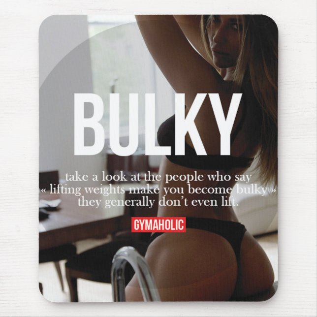 Tapis De Souris Fitness Motivationnelle (Devant)