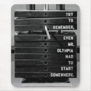 Tapis De Souris Fitness Motivationnelle