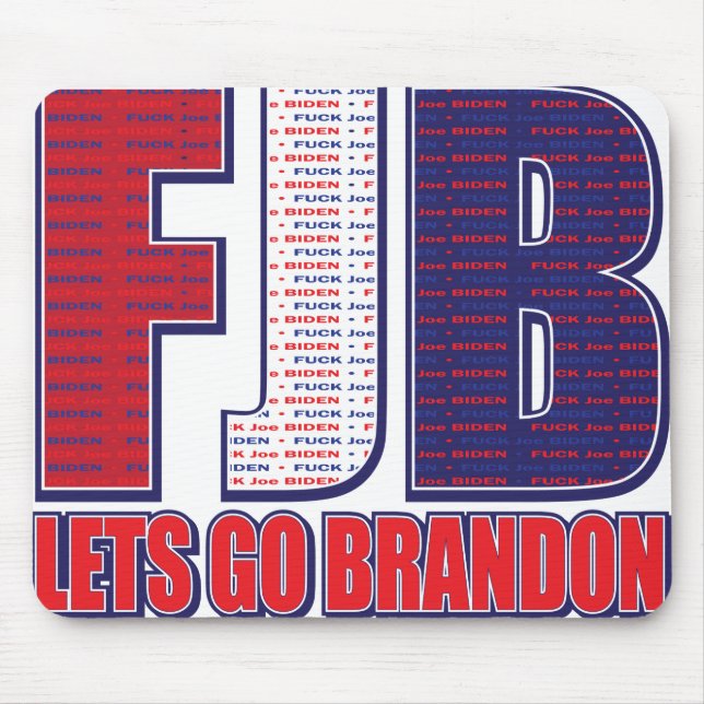 Tapis De Souris FJB—Lets-Go-Brandon (Devant)