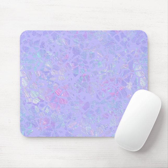 Tapis De Souris Flacons violets et multicolores (Avec souris)