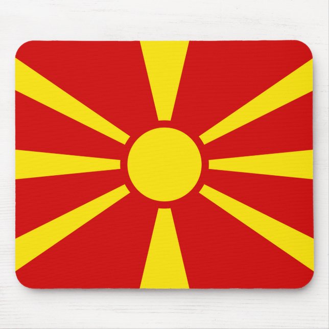 Tapis De Souris Flag de Macedonia (Devant)