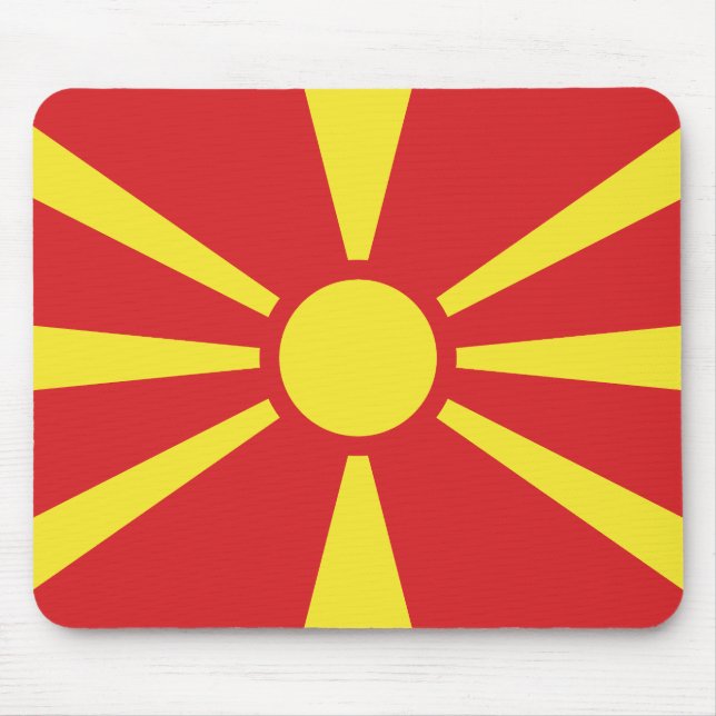Tapis De Souris Flag de Macedonia (Devant)
