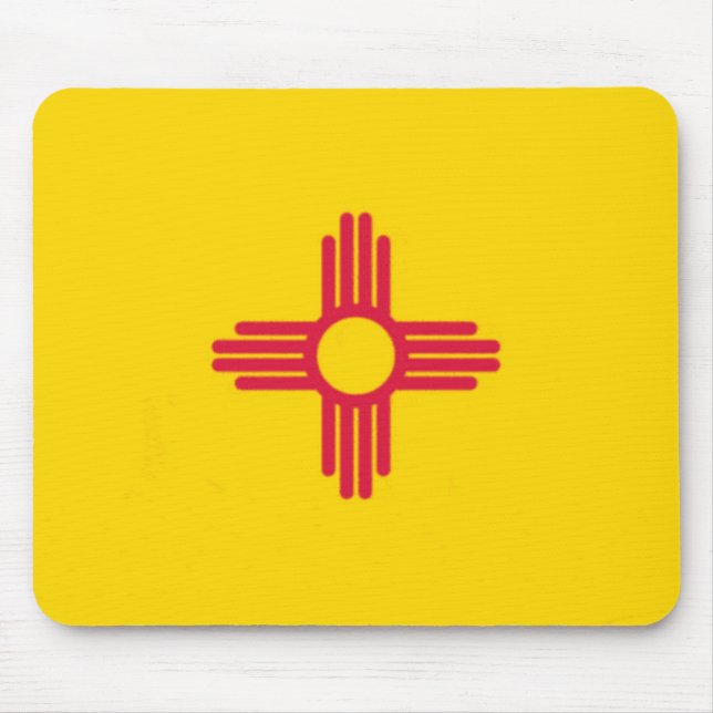 Tapis De Souris Flag du Nouveau-Mexique (Devant)
