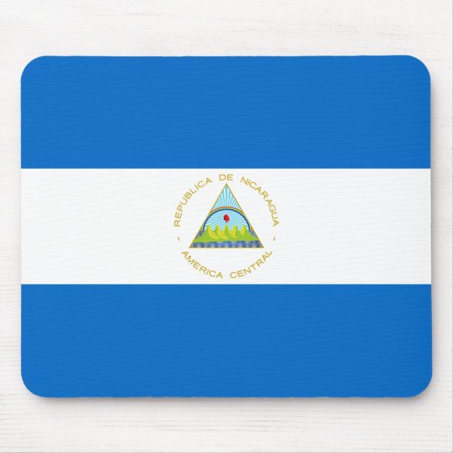 Tapis De Souris Flag of Nicaragua (Devant)