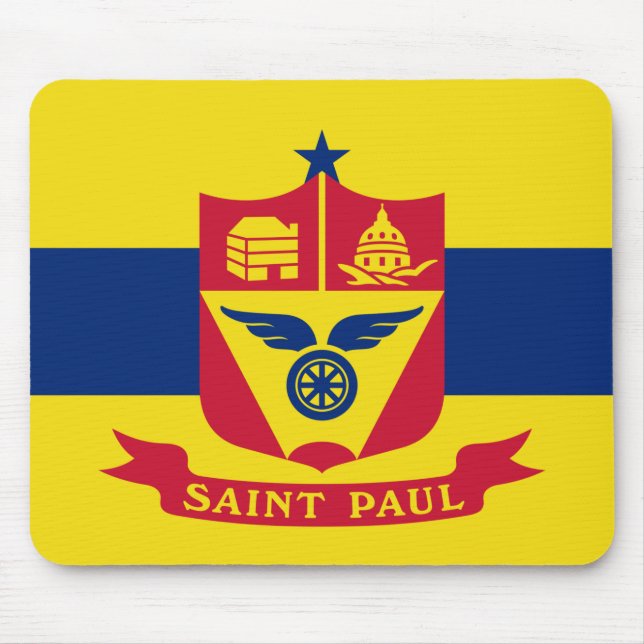 Tapis De Souris Flag of Saint Paul (Minnesota) (Devant)