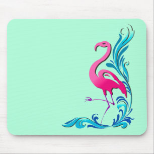 TAPIS DE SOURIS FLAMANT ROSE 1