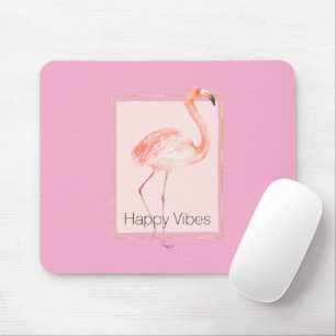 Tapis De Souris Flamant Rose Chic Heureux