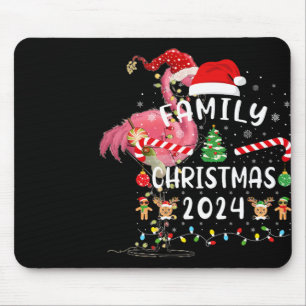 Tapis De Souris Flamant rose De Noël À Martini Gl Pour Tropical Ho