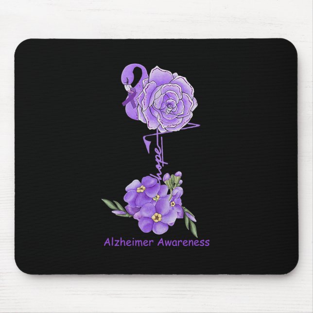Tapis De Souris Flamant rose Hope Heimerheimer Sensibilisation (Devant)