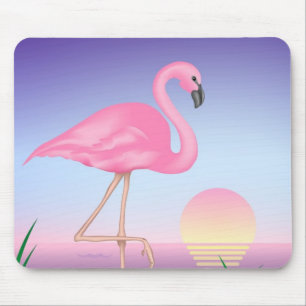 Tapis De Souris Flamant rose Mousepad