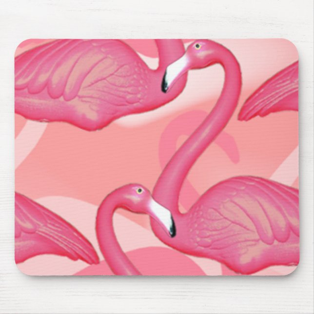 Tapis De Souris Flamant rose Mousepad (Devant)