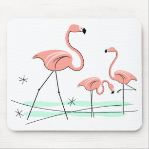 Tapis De Souris Flamant rose Ocean Trio 2 mousepad
